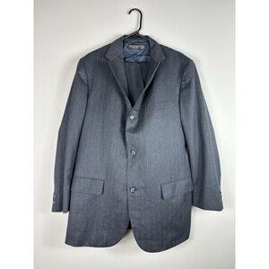 Brooks Brothers Golden Fleece Dark Gray Blue 2 Piece Wool Suit